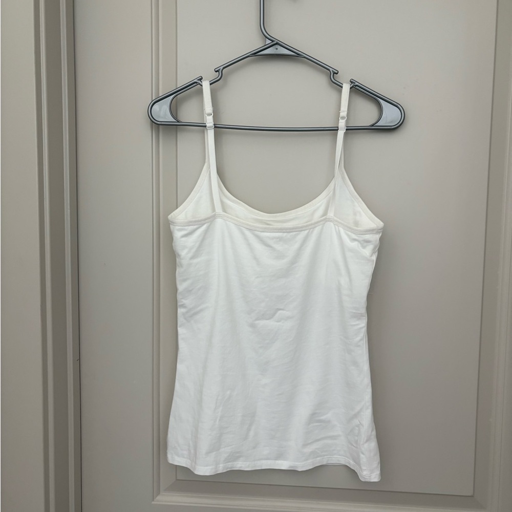 Pact Organic Cotton White Camisole Size M - Picture 2 of 5